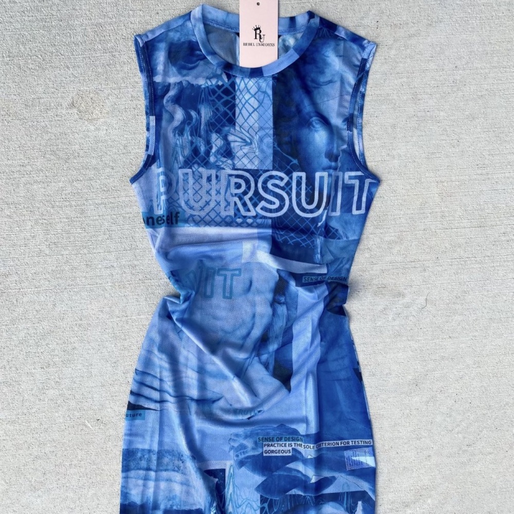 Blue dress - Picture 4 of 5